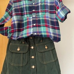 POLO by Ralph Lauren Girl’s Plaid Shirt
